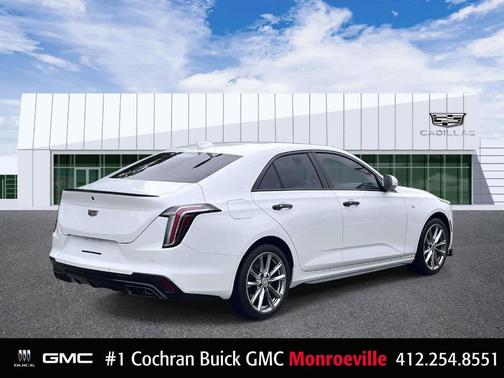 Summit White 2023 Cadillac CT4 Sport