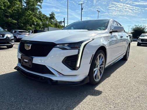 Summit White 2023 Cadillac CT4 Sport