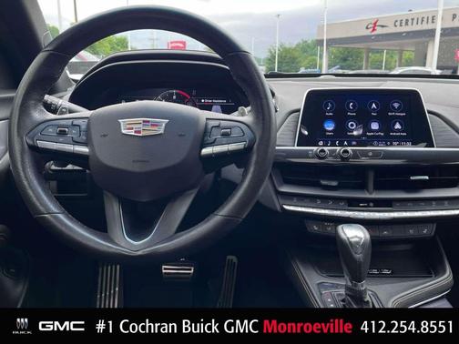 Summit White 2023 Cadillac CT4 Sport