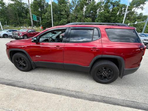 Volcanic Red 2023 GMC Acadia AT4