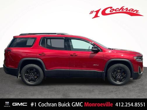 Volcanic Red 2023 GMC Acadia AT4