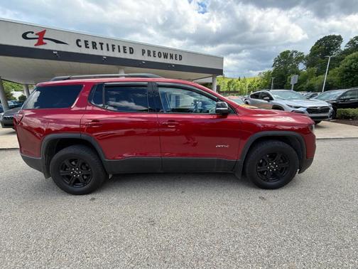 Volcanic Red 2023 GMC Acadia AT4