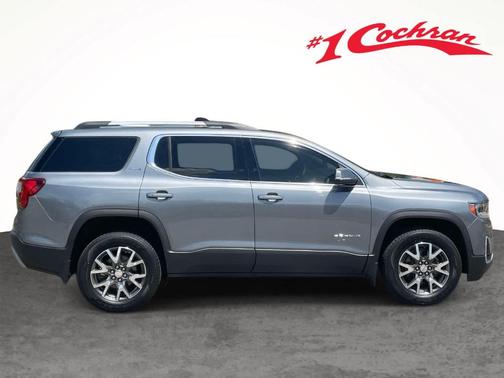 Satin Steel Metallic 2022 GMC Acadia SLE