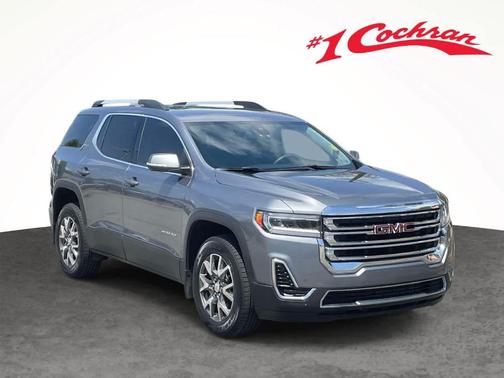 Satin Steel Metallic 2022 GMC Acadia SLE