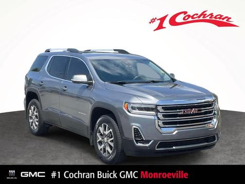 Satin Steel Metallic 2022 GMC Acadia SLE