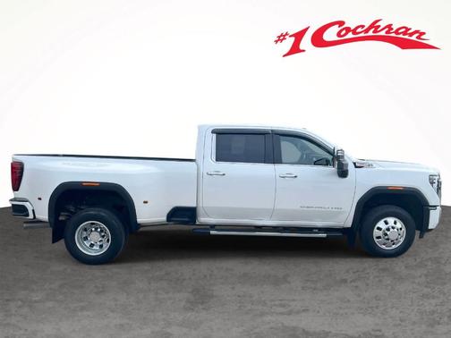 White Frost Tri-Coat 2024 GMC Sierra 3500 Denali