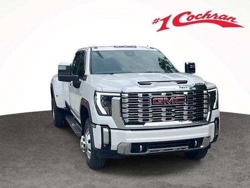 White Frost Tri-Coat 2024 GMC Sierra 3500 Denali