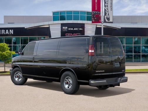 Black 2026 GMC Savana 3500 Work Van