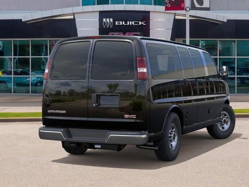 Black 2026 GMC Savana 3500 Work Van