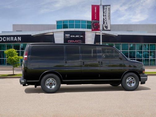 Black 2026 GMC Savana 3500 Work Van
