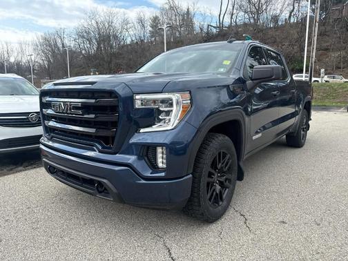 Pacific Blue Metallic 2021 GMC Sierra 1500 Elevation
