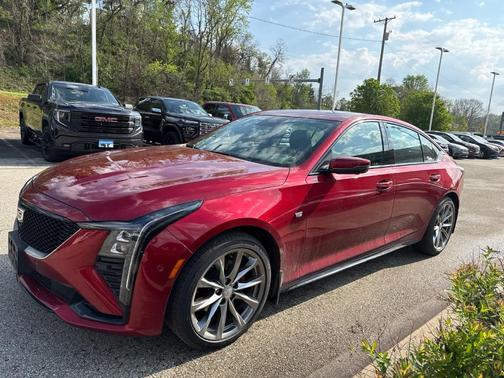 Radiant Red 2025 Cadillac CT5 Sport AWD
