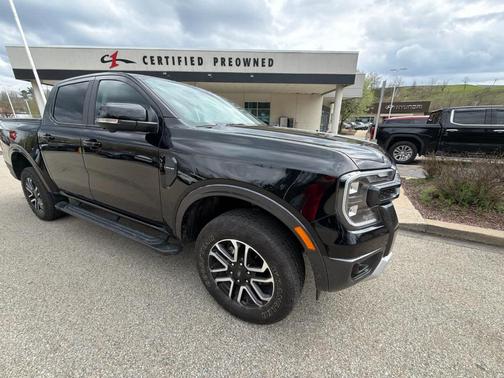 Shadow Black 2024 Ford Ranger Lariat