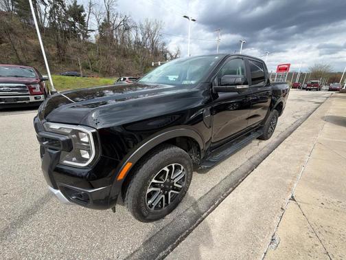 Shadow Black 2024 Ford Ranger Lariat