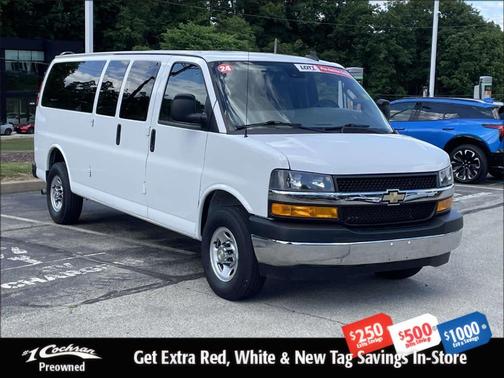 Summit White 2024 Chevrolet Express 3500 LT