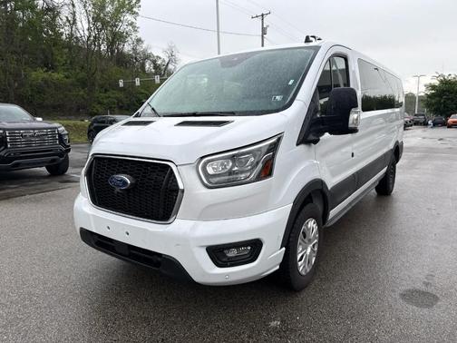 Oxford White 2023 Ford Transit-350 XLT