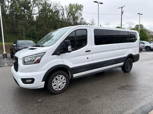 Oxford White 2023 Ford Transit-350 XLT