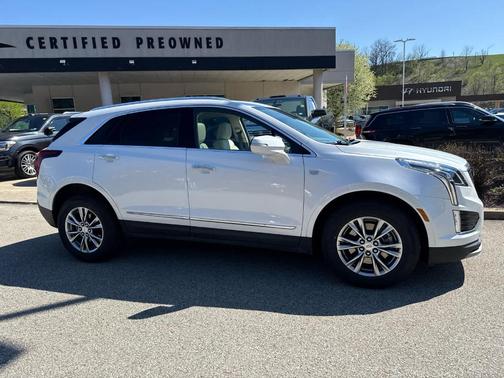 Crystal White Tri-Coat 2023 Cadillac XT5 Premium Luxury