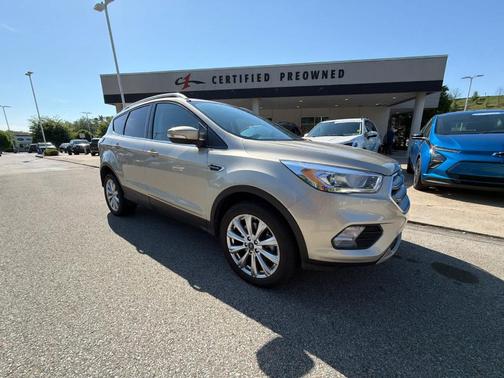 White Gold 2017 Ford Escape Titanium