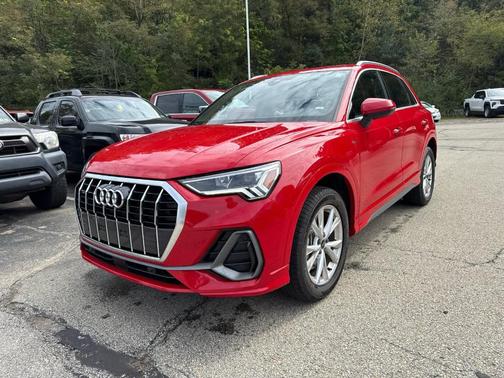 Progressive Red 2025 Audi Q3 45 S line Premium