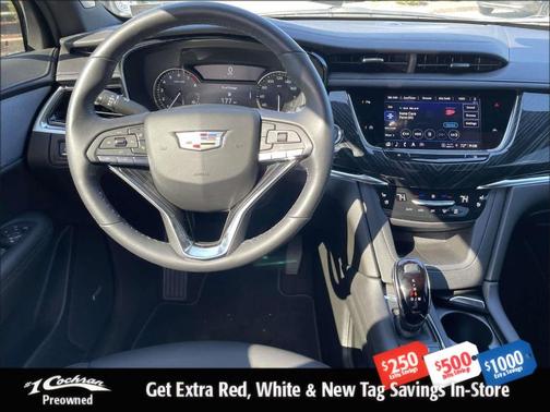 Stellar Black Metallic 2025 Cadillac XT6 Premium Luxury AWD