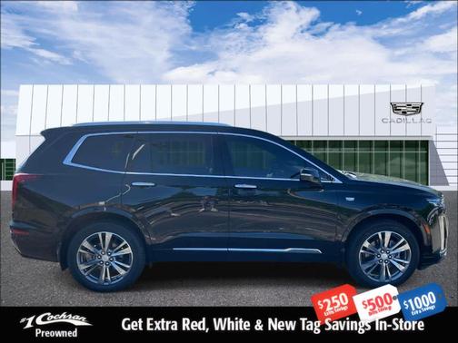 Stellar Black Metallic 2025 Cadillac XT6 Premium Luxury AWD