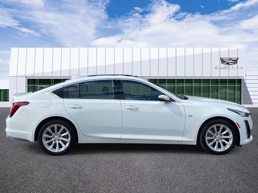 Summit White 2023 Cadillac CT5 Luxury AWD