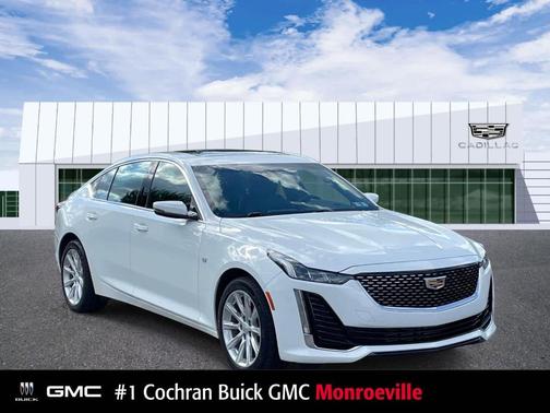 Summit White 2023 Cadillac CT5 Luxury AWD