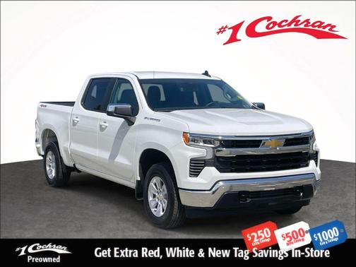 Summit White 2026 Chevrolet Silverado 1500 LT