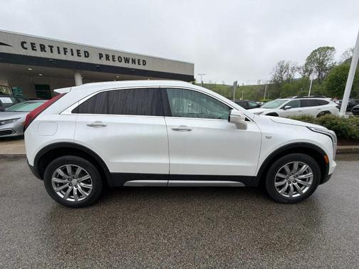 Crystal White Tri-Coat 2023 Cadillac XT4 Premium Luxury