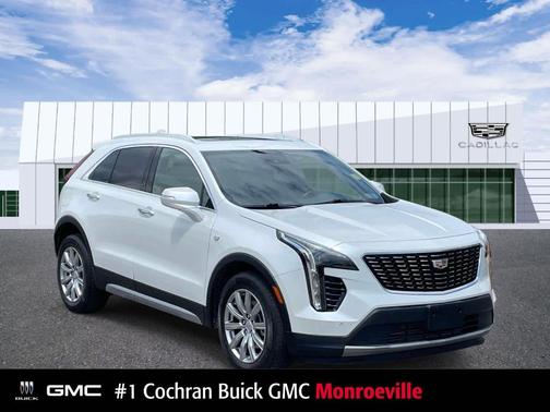 Crystal White Tri-Coat 2023 Cadillac XT4 Premium Luxury