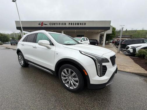 Crystal White Tri-Coat 2023 Cadillac XT4 Premium Luxury