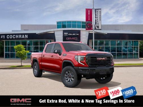 Red 2026 GMC Sierra 1500 AT4X