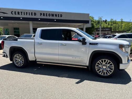 White Frost Tri-Coat 2019 GMC Sierra 1500 Denali