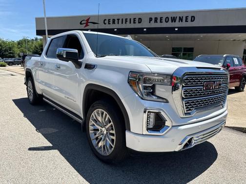 White Frost Tri-Coat 2019 GMC Sierra 1500 Denali