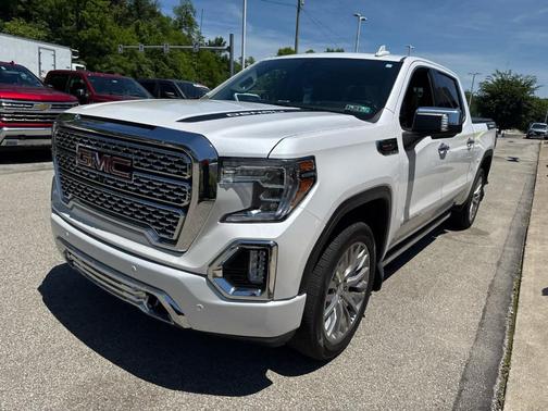 White Frost Tri-Coat 2019 GMC Sierra 1500 Denali