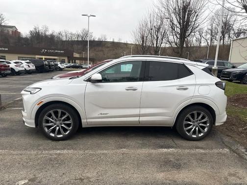 White Frost Tri-Coat 2024 Buick Encore GX Avenir