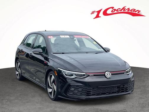 Mythos Black Metallic 2024 Volkswagen Golf GTI 2.0T S