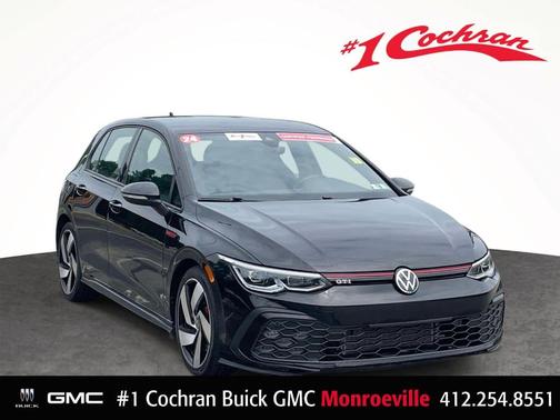 Mythos Black Metallic 2024 Volkswagen Golf GTI 2.0T S
