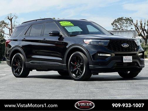 Agate Black Metallic 2020 Ford Explorer ST
