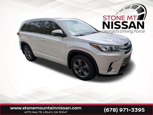 Blizzard Pearl 2017 Toyota Highlander Limited Platinum
