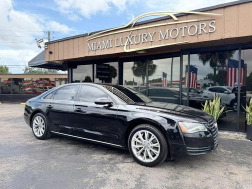 Black 2012 Audi A8 4.2 quattro