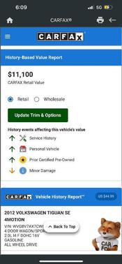 2012 Volkswagen Tiguan SE