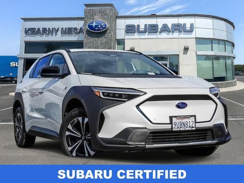 White 2025 Subaru Solterra Premium
