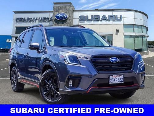 Gray 2023 Subaru Forester Sport