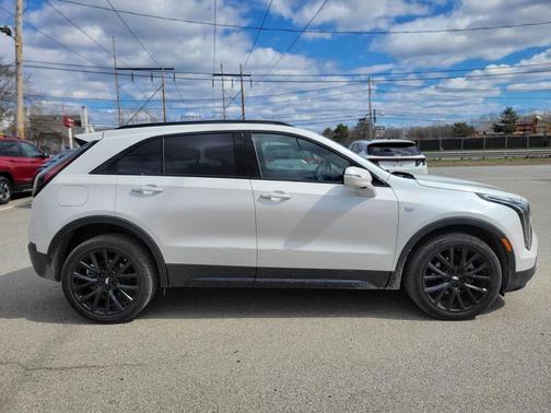 Crystal White Tri-Coat 2023 Cadillac XT4 Sport