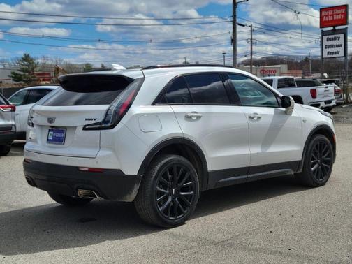 Crystal White Tri-Coat 2023 Cadillac XT4 Sport