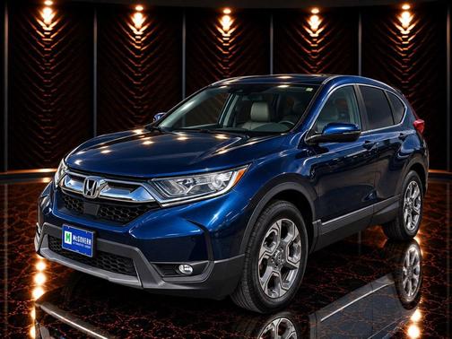 Blue 2019 Honda CR-V EX-L