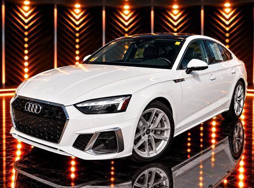 White 2024 Audi A5 Sportback 45 S Line Premium Plus
