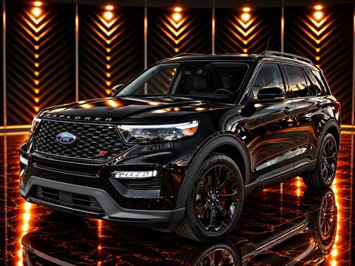 Black Metallic 2023 Ford Explorer Base